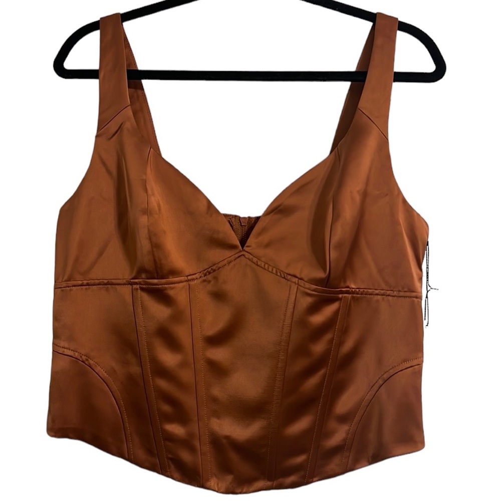 Jason Wu Satin Corset Top